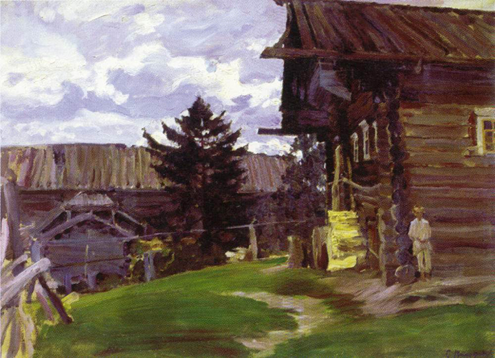 Виноградов Сергей "Северная деревня", 1902